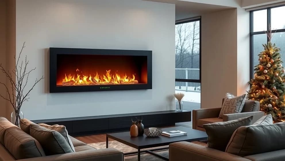 Braskamin utan skorsten fungerar hemma