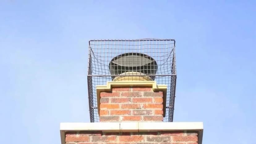 Fågelnät skorsten skyddar dina fåglar