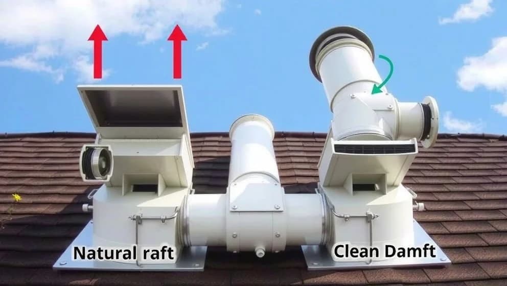 Hur fungerar fläkt skorsten självdrag