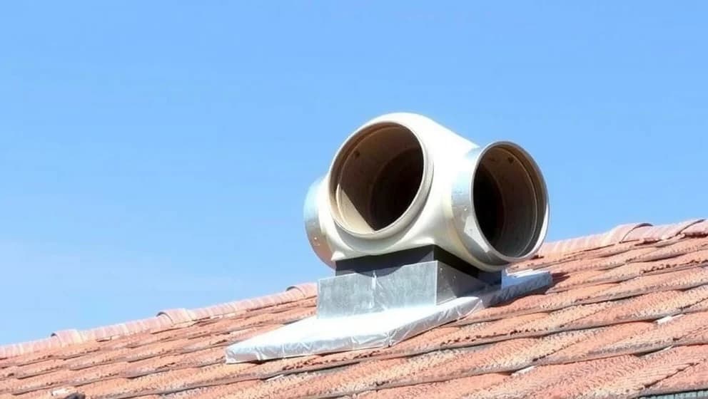 Isolerad skorsten 150 mm för bättre värme