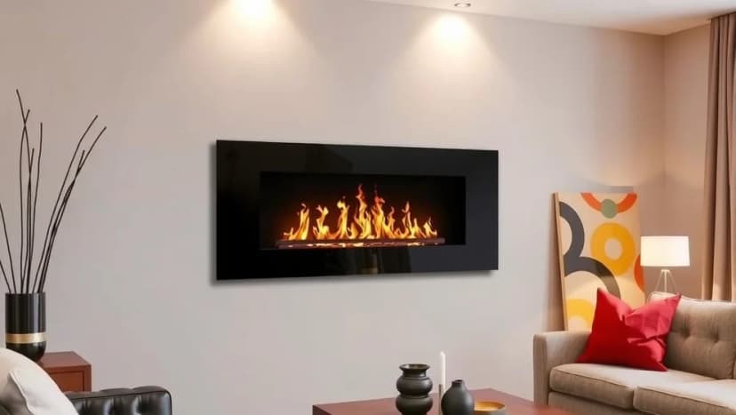 Kamin utan skorsten ger verklig värme