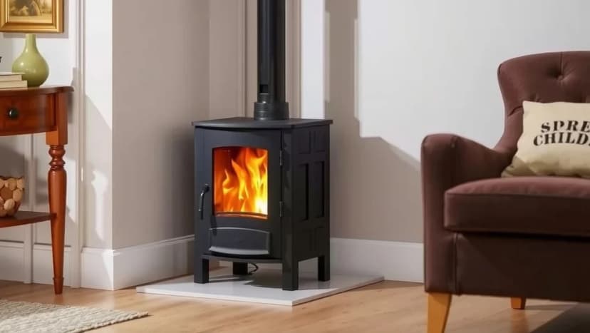 Pelletskamin utan skorsten fungerar hemma