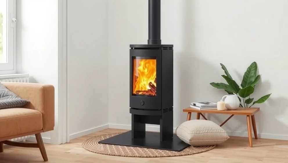 Pelletskamin utan skorsten Bauhaus