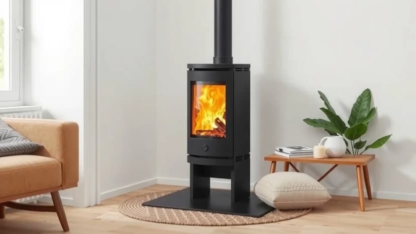 Pelletskamin utan skorsten Bauhaus