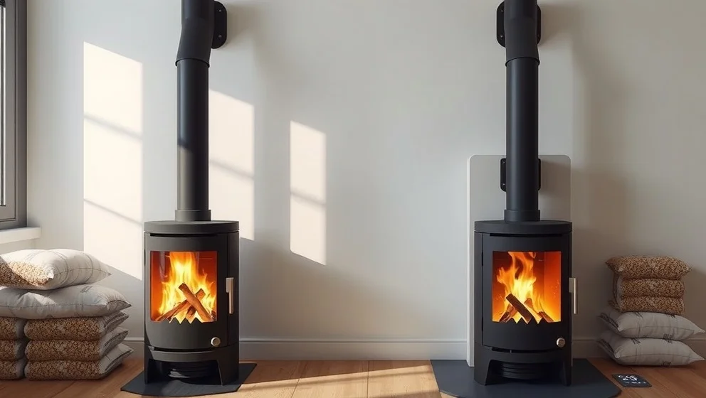 Pelletskamin utan skorsten test