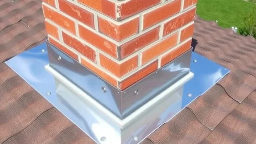 Plåt runt skorsten skyddar ditt hus