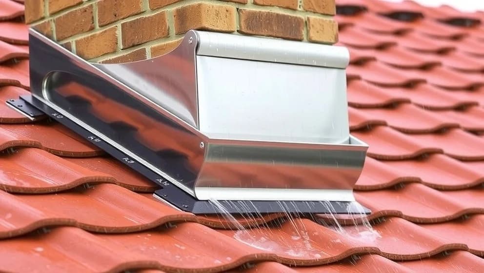 Plåt till skorsten skyddar ditt tak