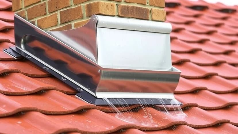 Plåt till skorsten skyddar ditt tak