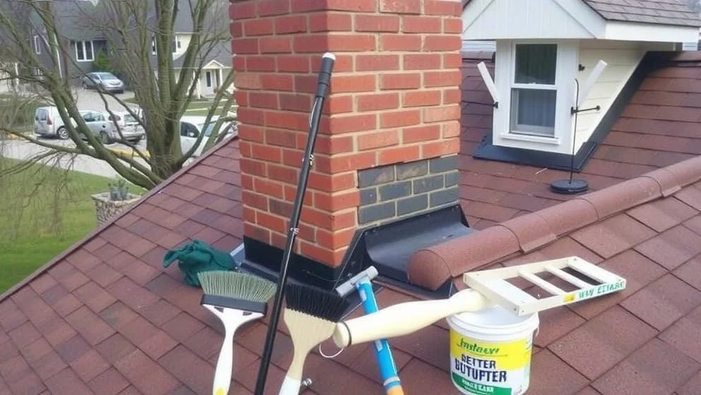 Så putsar du skorsten utvändigt
