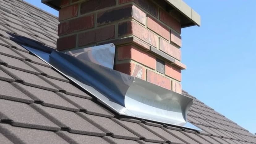 Skorsten plåt skyddar ditt tak