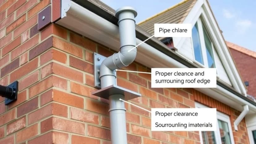 Utanpåliggande skorsten regler