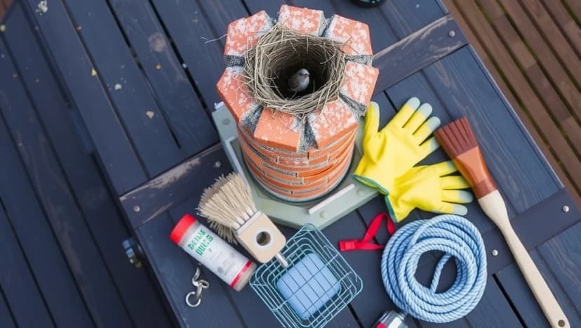 Bästa sätten att ta bort fågelbo i skorsten